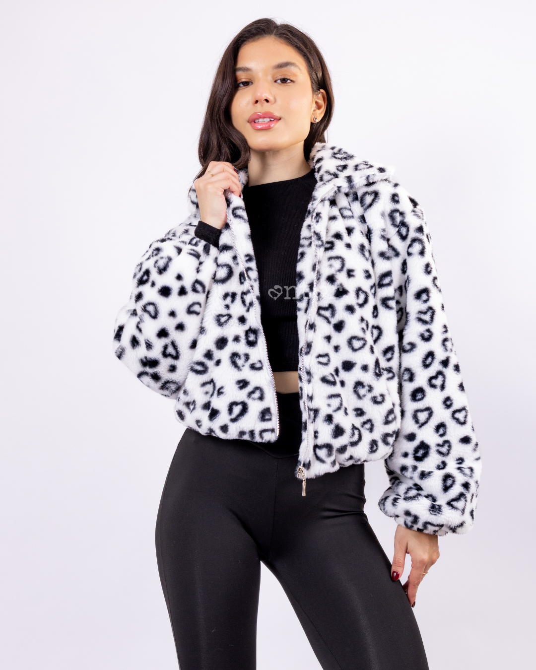 CASACA PIEL DE LEOPARDO