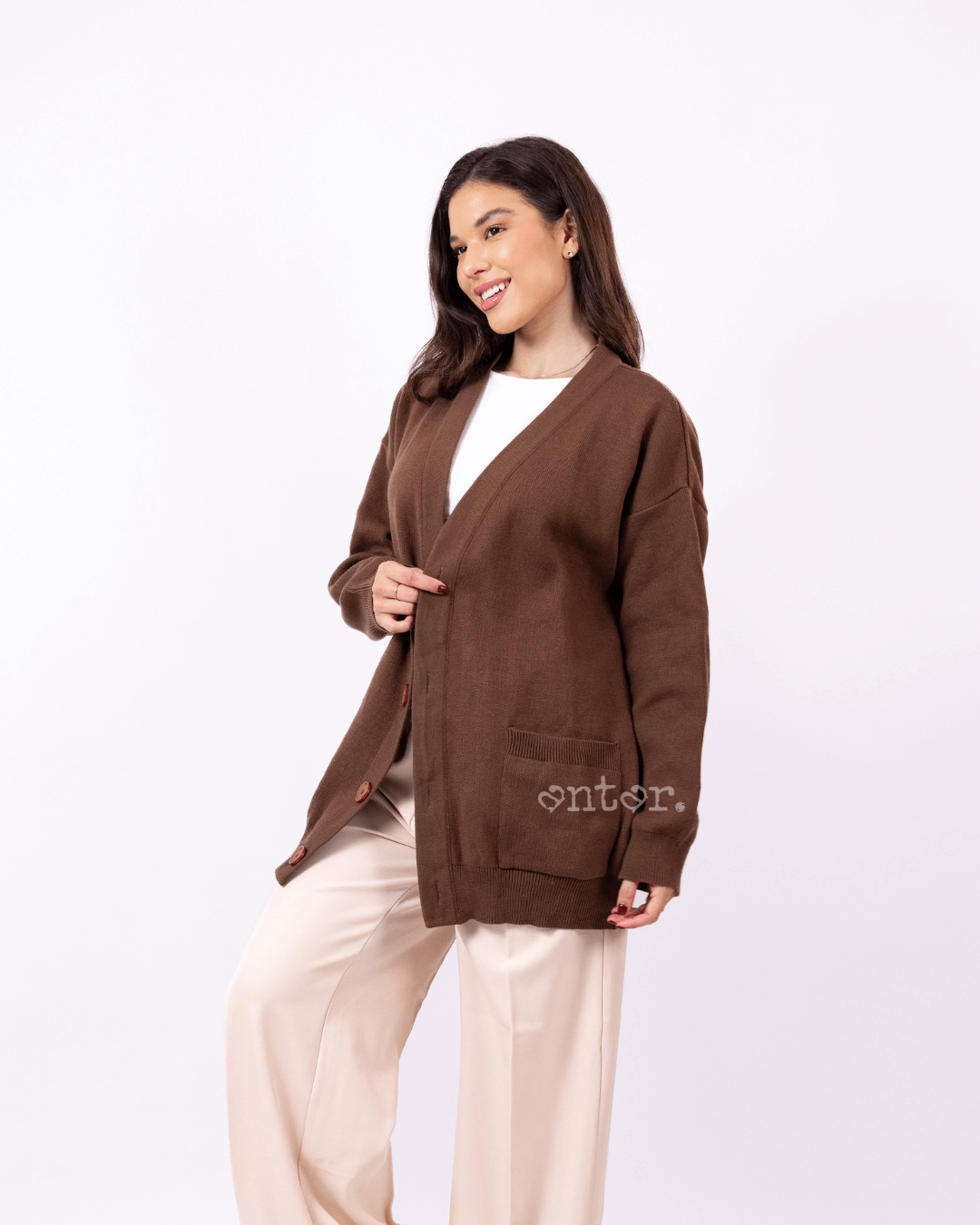 CARDIGAN CARMESÍ