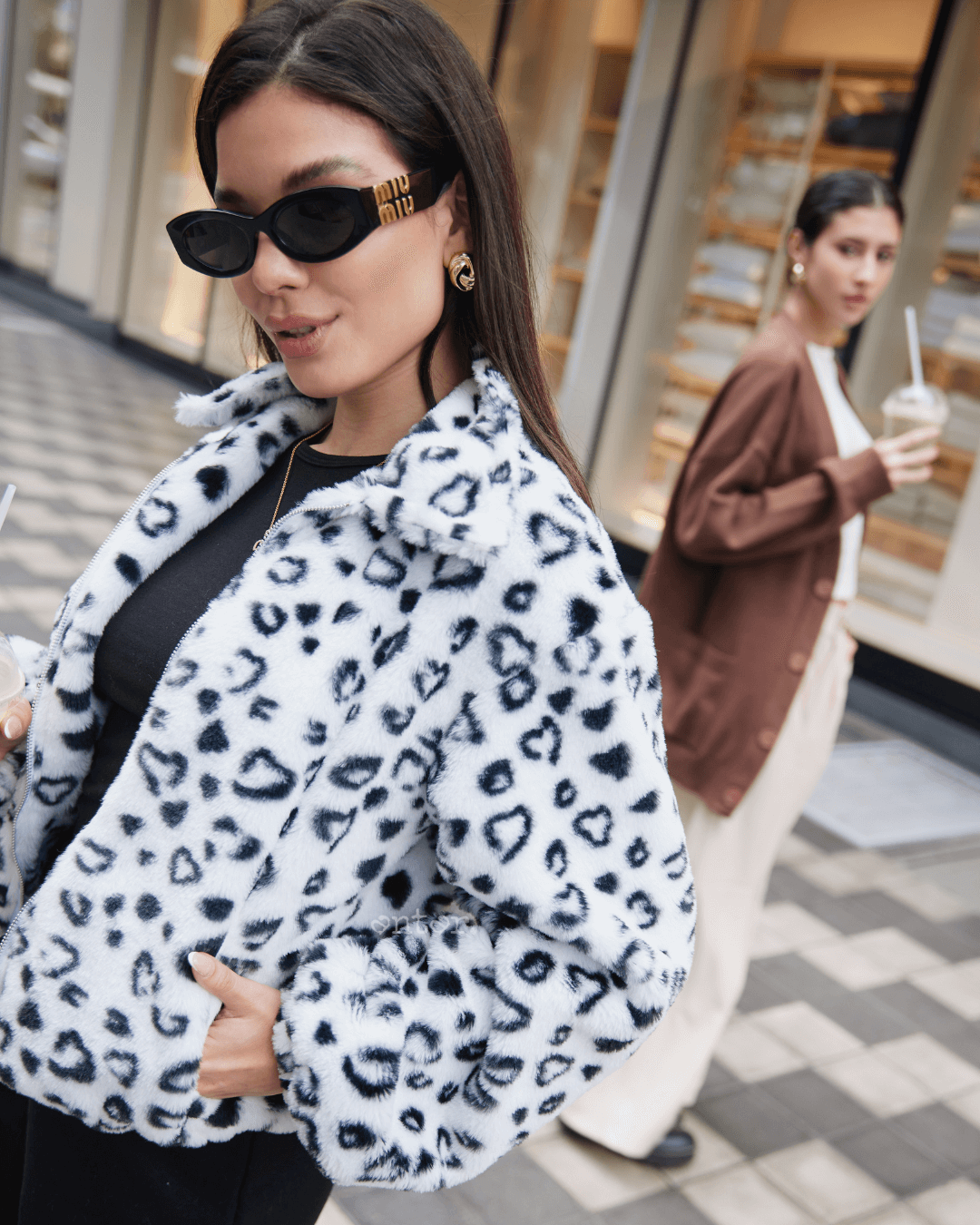 CASACA PIEL DE LEOPARDO