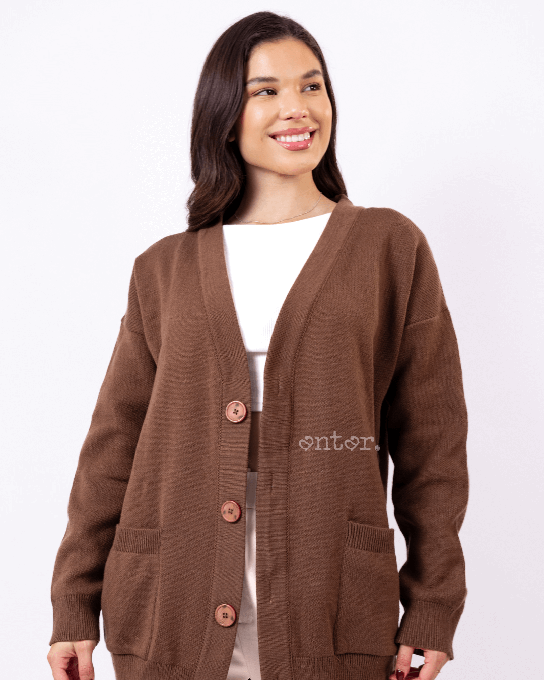 CARDIGAN CARMESÍ