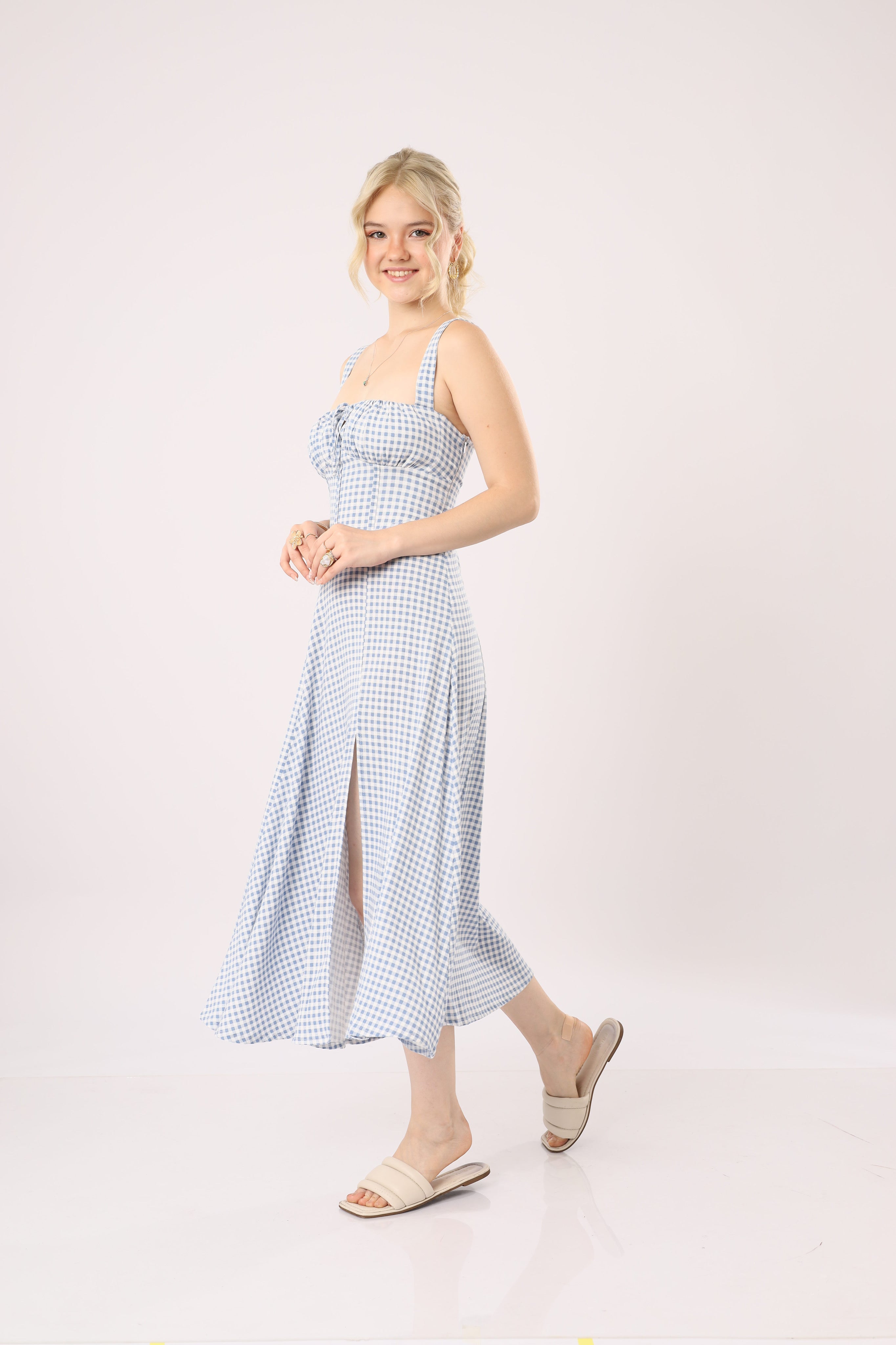 VESTIDO BIANCA CUADROS