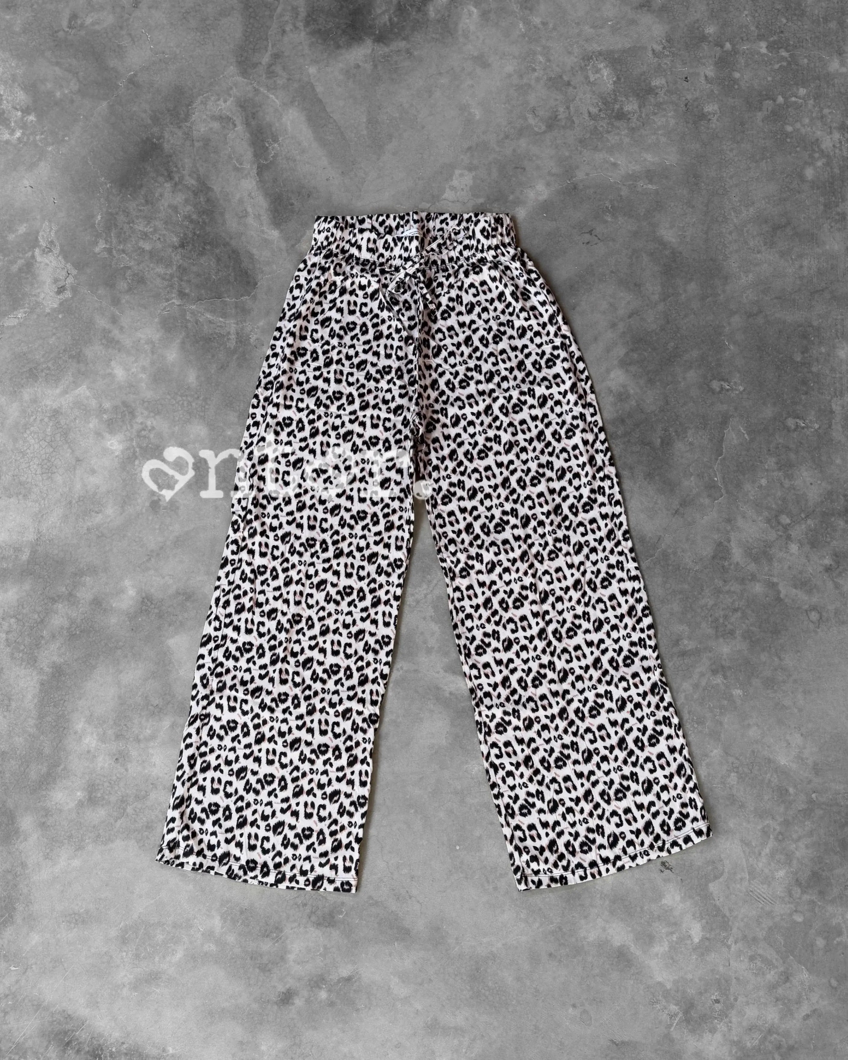 LEOPARDO WHITE PANTS