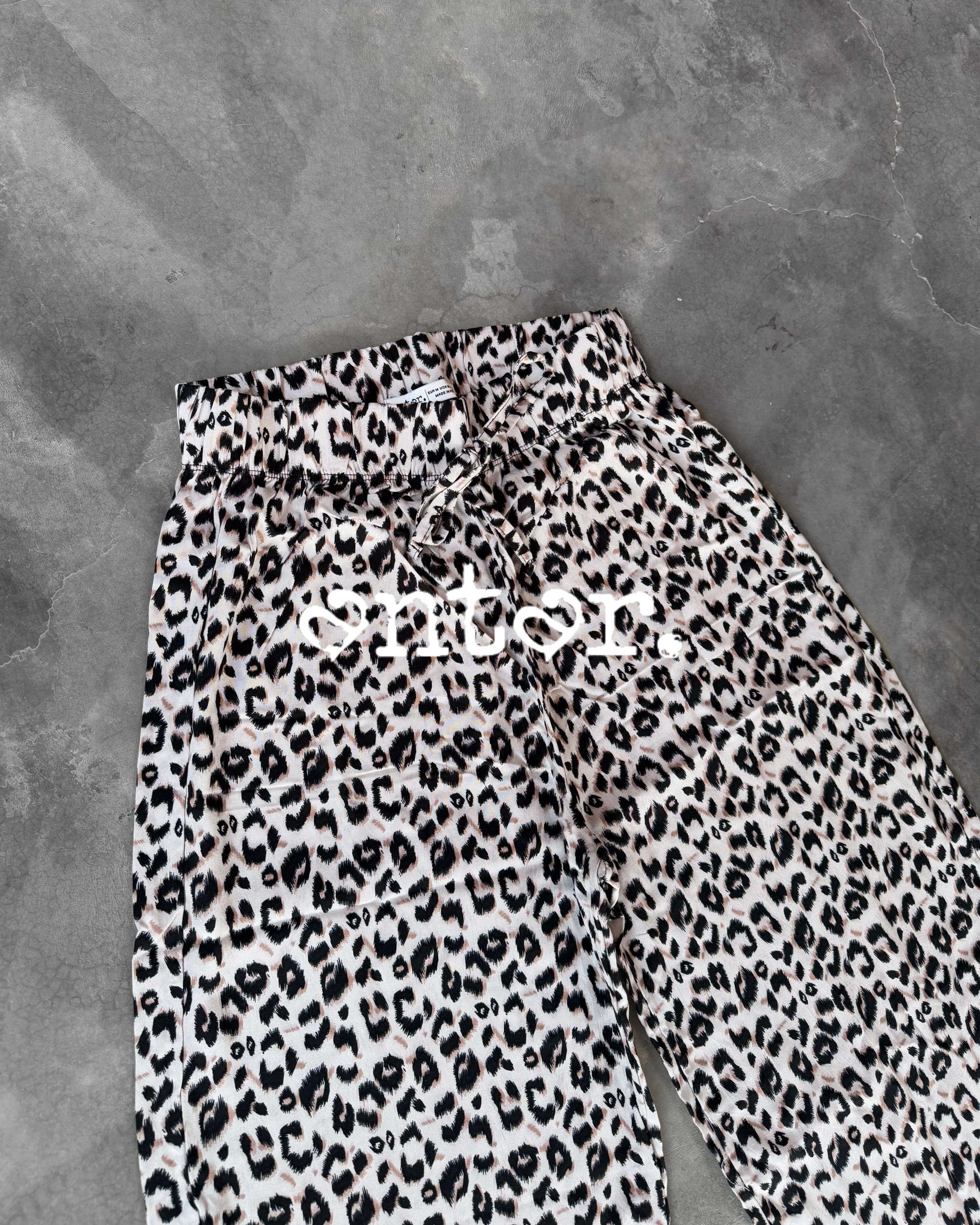 LEOPARDO WHITE PANTS