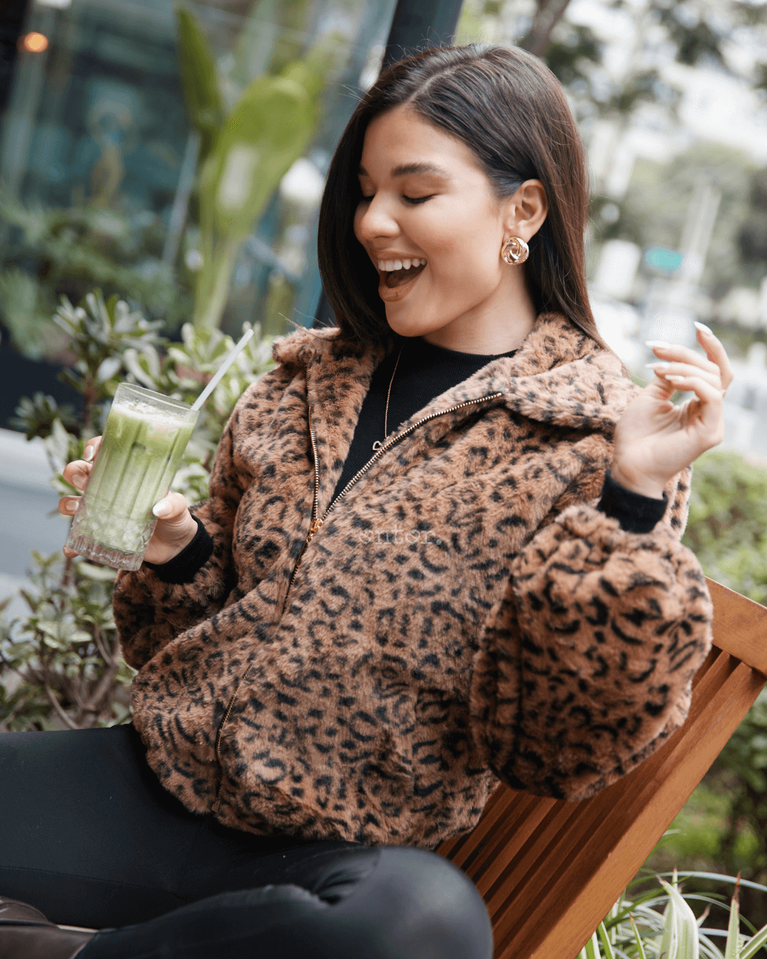 CASACA PIEL DE LEOPARDO